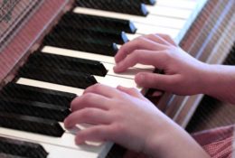 Piano Hands Practicing
